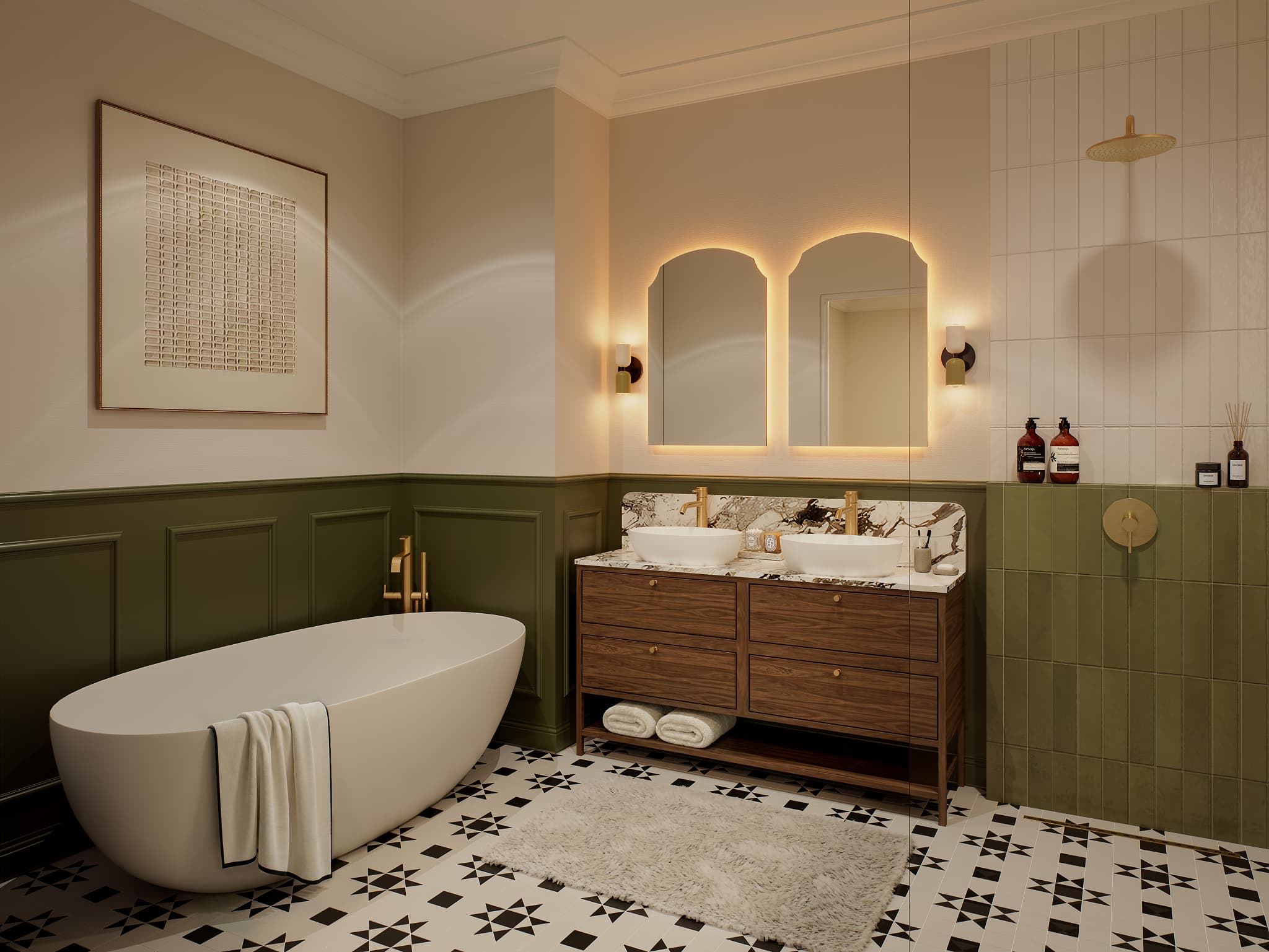 Bathroom interior